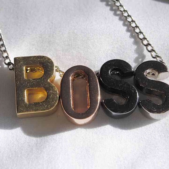 "BOSS" necklace
