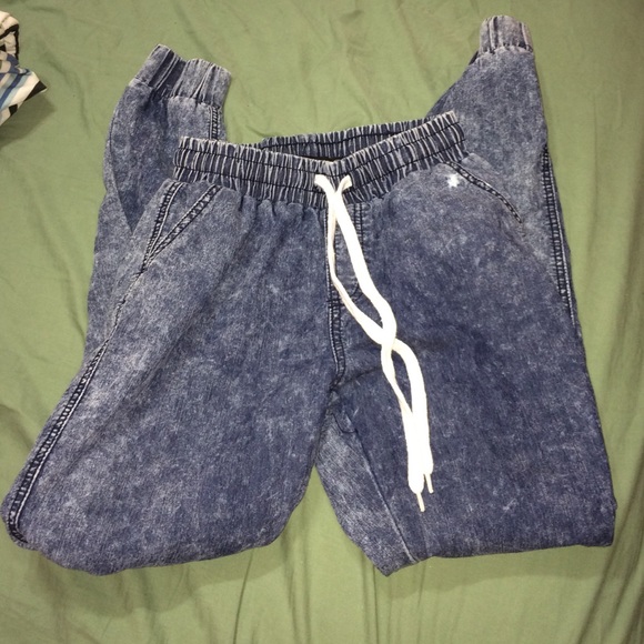 Jean joggers
