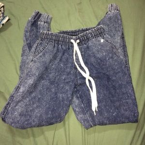 Jean joggers