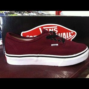 Maroon vans