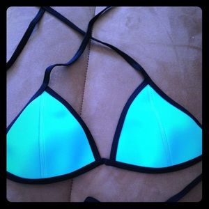 TOP ONLY Triangl Santa Rosa splash bikini swim