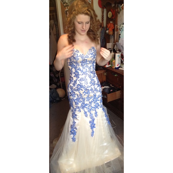 Mermaid prom dress💕