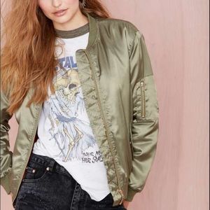 Nasty Gal - Bomber Jacket ! Only worn once !