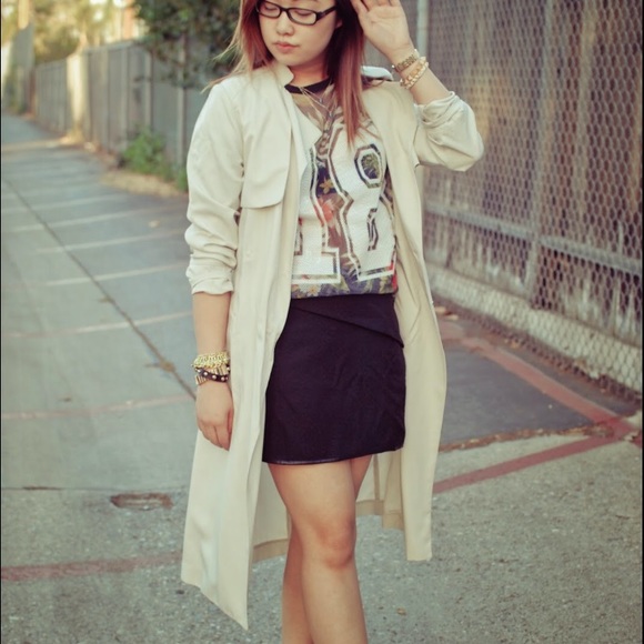 H&M Flowy Trench Coat