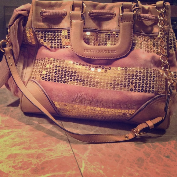 Juicy sequin handbag