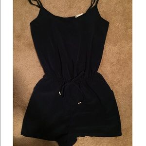 Navy blue romper