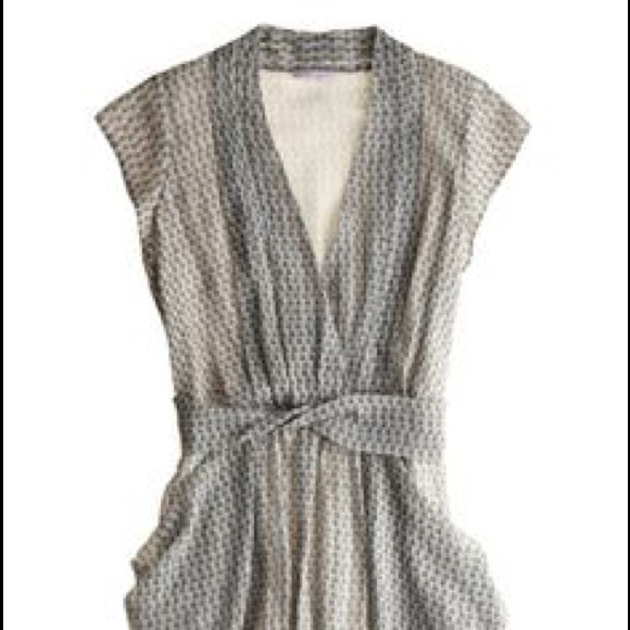 Grey silk calypso dress