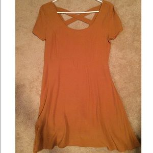 Brand new mustard color dress