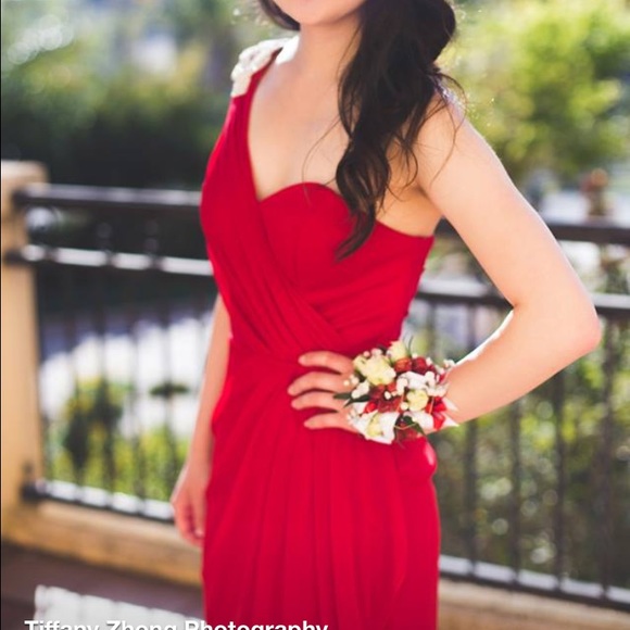 Red prom dress