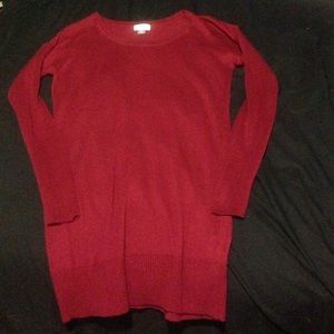 Old Navy Long Maroon Sweater