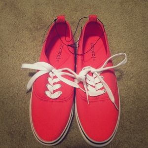 Red Canvas Shoes