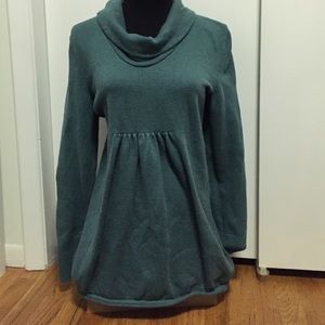 Teal Eddie Bauer Collared Sweater