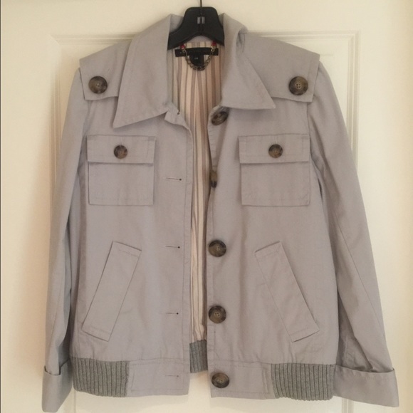 Marc by Marc Jacobs purple pea coat. Size 10.