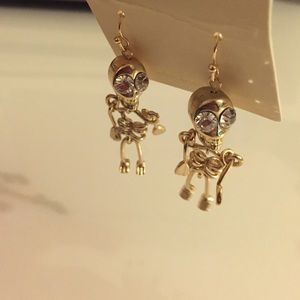 Skeleton earrings