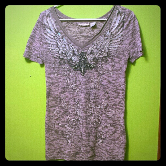 Violet Miss Me Beaded Shirt