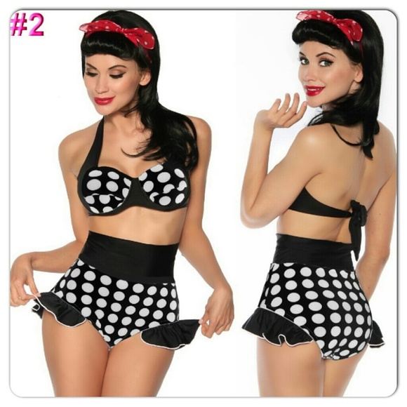Retro Polka Dot bathing suit