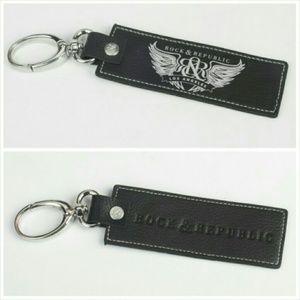 Rock & Republic leather key chain