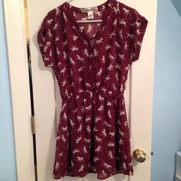 🚫SOLD Mimi chica Horse silhouette dress