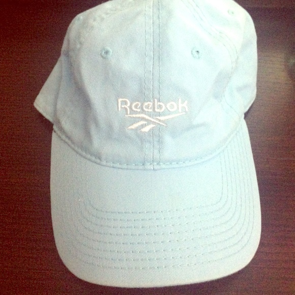 Baby blue reebok hat