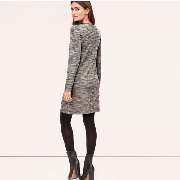 SOLD  💖NWOT Ann Taylor Loft heather grey dress :) - Picture 2 of 3