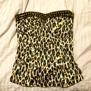 Bustier strapless top