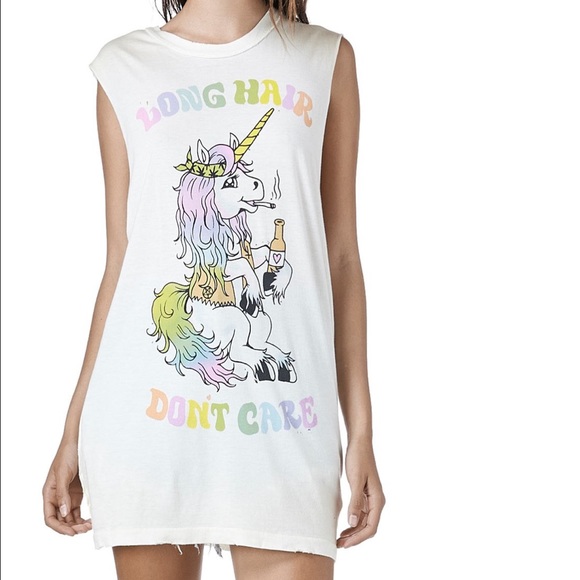 Unif Long Hair Don't Care t - Picture 2 of 3