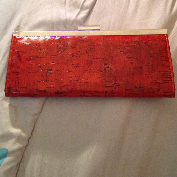 Cute leather clutch