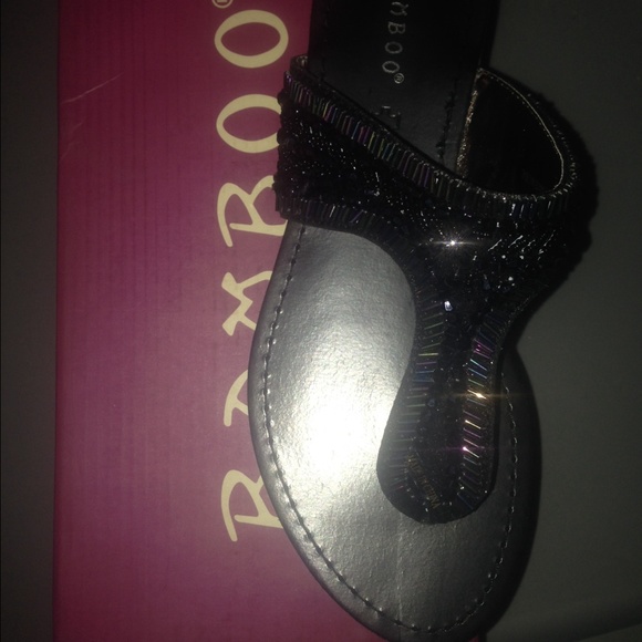 NEW never worn blue blue flip flop