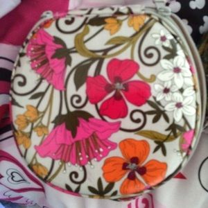Vera Bradley hatbox cosmetic case