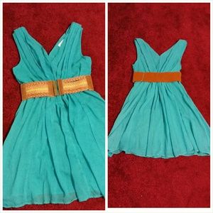 Turquoise dress