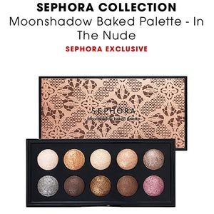 Sephora baked shadow palette in the nude