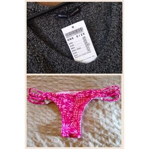 🚫BUNDLE🚫Pineapple Bottoms + Gray Speckled Top