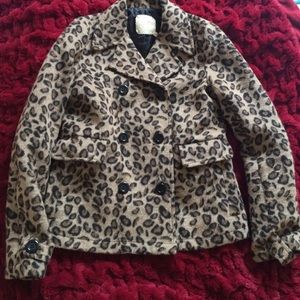 X Small Leopard Print Pins and Needles Jacket