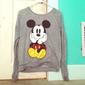 mickey mouse long sleeve top
