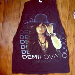 Demi Lovato 2012 Unbroken Tour muscle tee