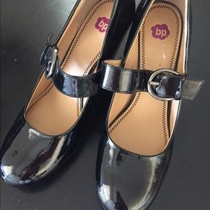 Brass Plum Mary Jane heels