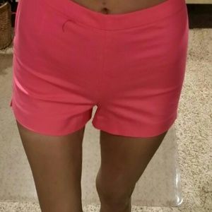 Coral shorts size 4