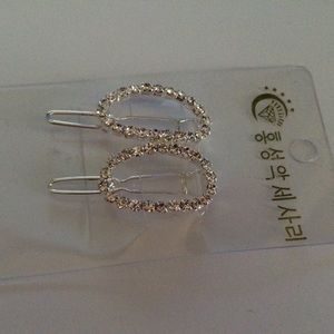 New two rhinestones hair clips!