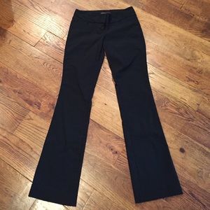 classic flare exact stretch black pant
