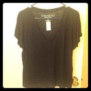 Black relaxed t-shirt