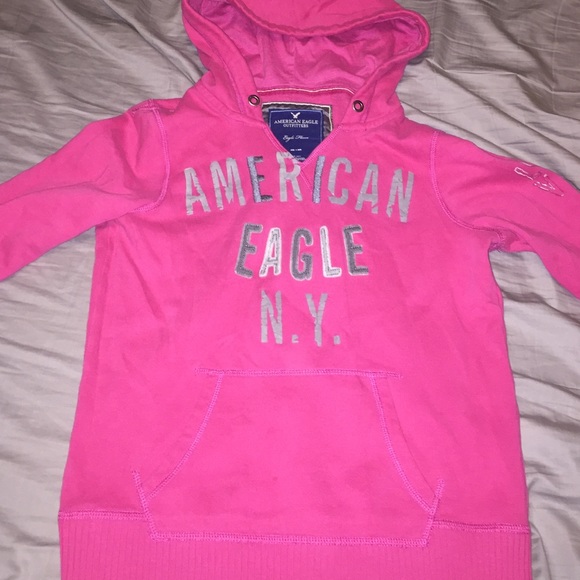✨✂️Price Cut!✂️✨ AE pink hoodie - great condition