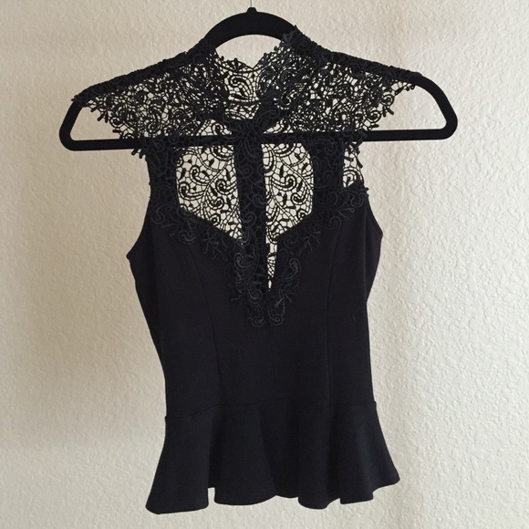 Black Lace Top
