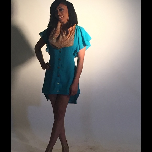 Blue dress