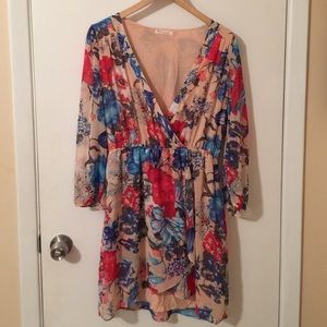 Honey Punch Floral Dress