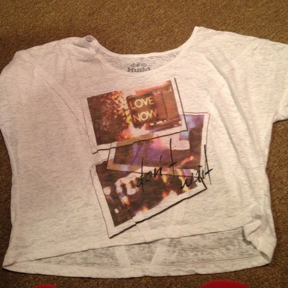 White crop top