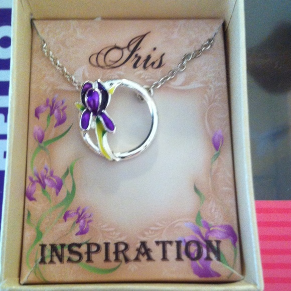 Iris inspiration necklace