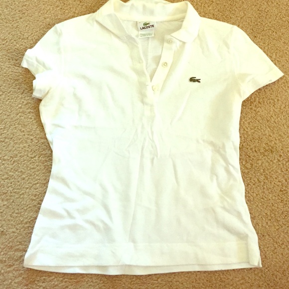 Lacoste polo white