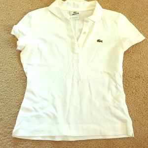 Lacoste polo white