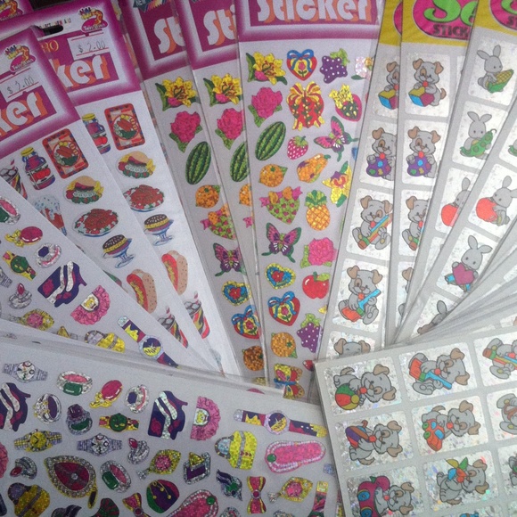 25 Sticker Sheets (various sizes, colors, &themes)