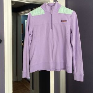 Purple vineyard vines quarter zip